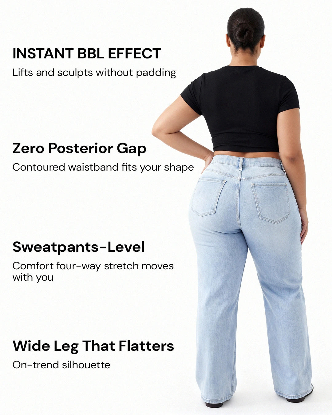 Everyday CurveLift Wide Leg Jeans