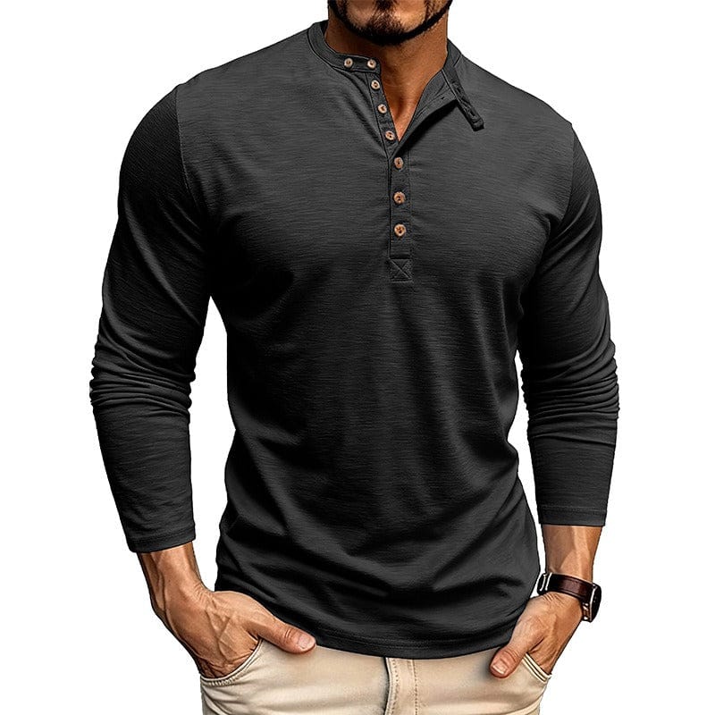 André Ferran Slub Jersey Henley