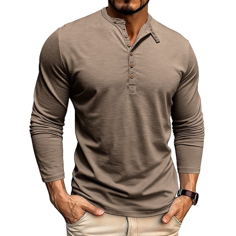 André Ferran Slub Jersey Henley