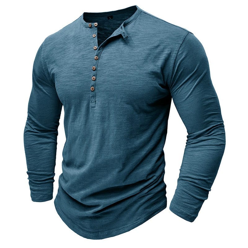 André Ferran Slub Jersey Henley