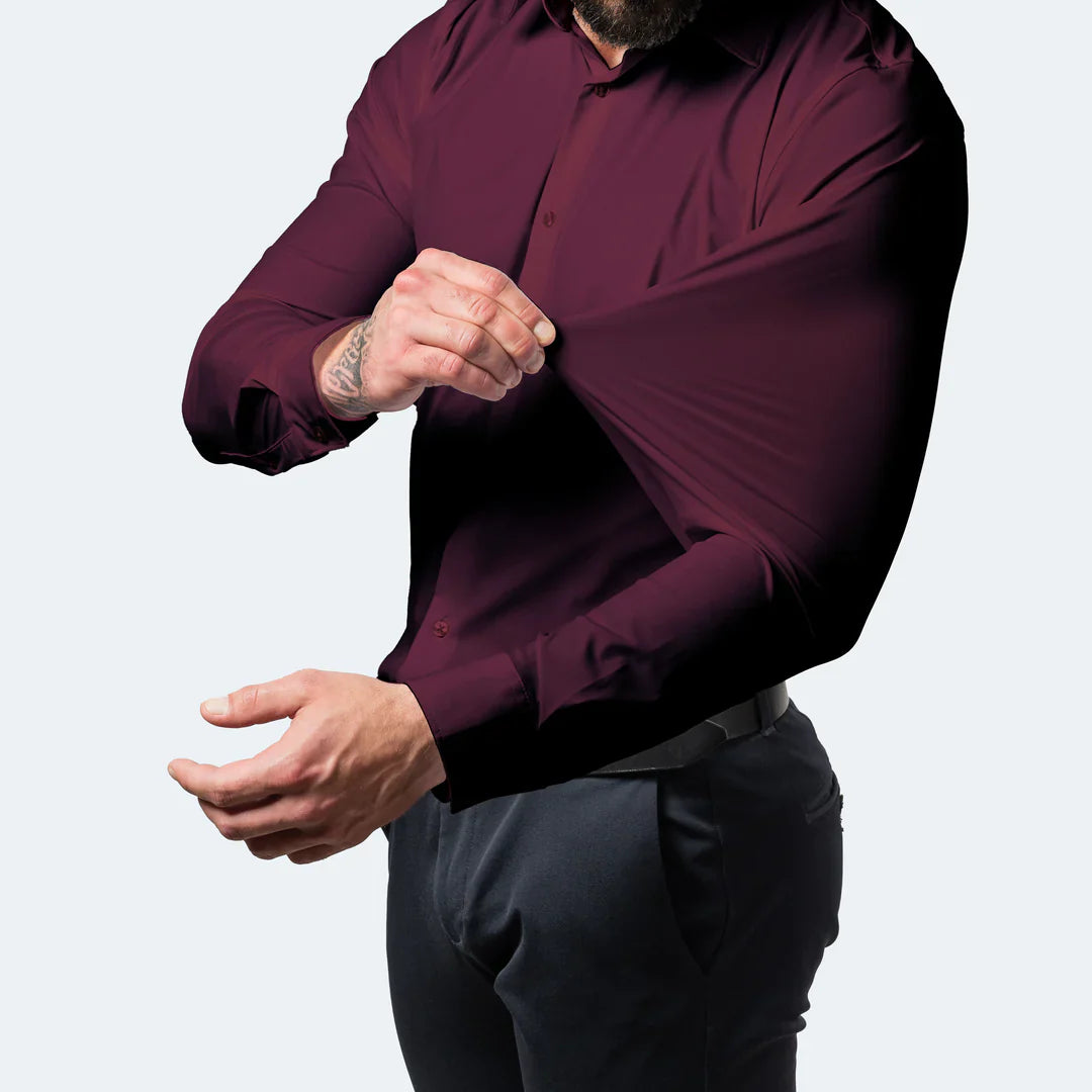 The "Limitless" Commuter Shirt - 4-Way Stretch & Non-Iron